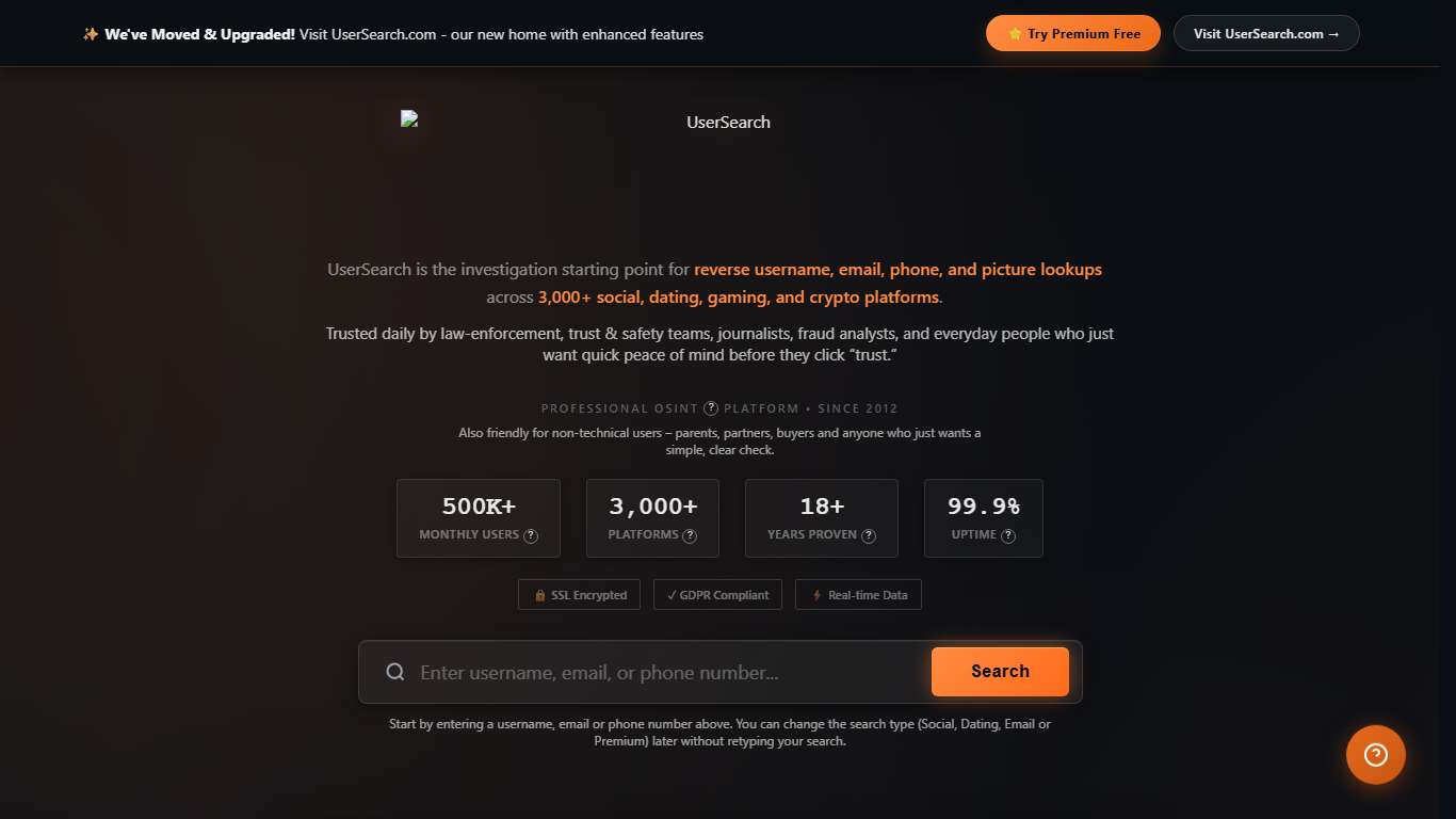 Find User Profiles | Dating Sites | UserSearch